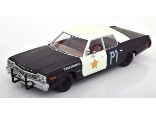 1:18 1974 Dodge Monaco, fekete/fehér