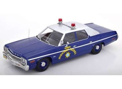 1:18 1974 Dodge Monaco *Nevada Highway Patrol*, kék/ezüst