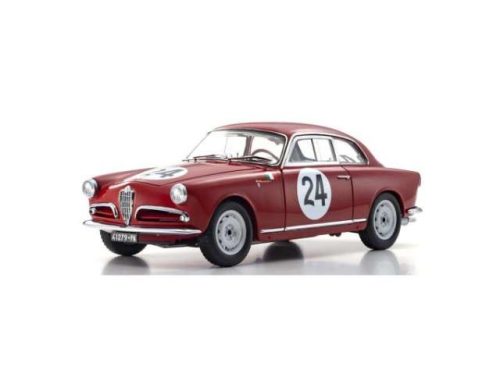 1:18 1958 Alfa Romeo Giulietta SV #24 Targa Florio, piros