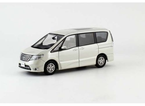 1:43 2014 Nissan Serena Highwat Star G, brilliant fehér pearl