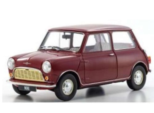 1:18 1967 Morris Mini Minor, cherry piros