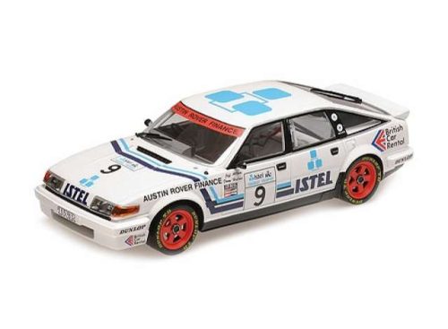 1986 Rover Vitesse Istel Allam/Hulme Winners Tourist Trophy ezüststone *Resin Series*, fehér/kék