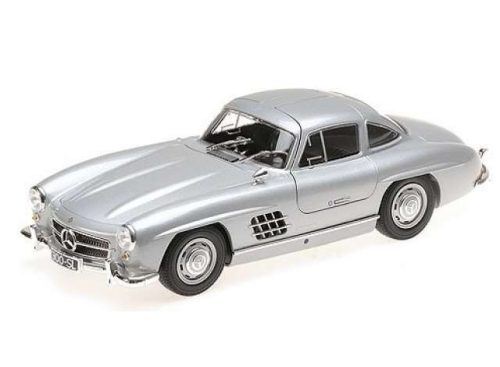 1:18 1955 Mercedes Benz 300SL (W198), ezüst