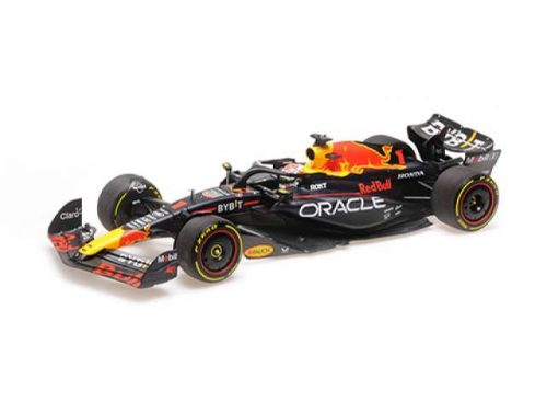 1:18 2023 Oracle piros Bull Racing RB19 #01 Max Verstappen Winner Australian GP 2023, kék/sárga/piros 