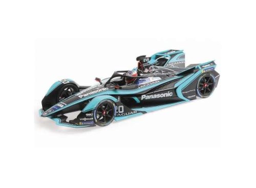 2018 Panasonic Jaguar Racing M. Evans Formula E Season 5, fekete/kék