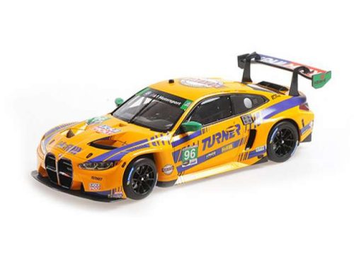 1:18 2022 BMW M4 GT3 GTD Turner Motorsport Foley/Auberlen/Dinan-IMSA, sárga/purple/zöld