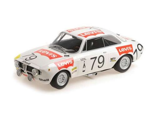 1:18 1971 Alfa Romeo GTA 1300 Junior, Rubens/Van Ryn, Spa 24h, fehér