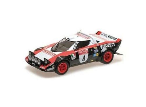 1978 Lancia Stratos Lancia Pirelli #4 Alen/Kivimaki Winners Rally Sanremo, kék/fehér