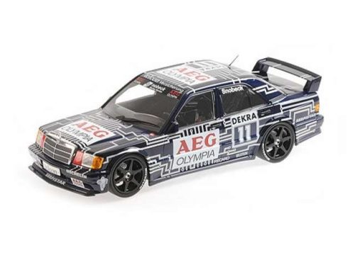 1989 Mercedes Benz 190E 2.5-16 EVO 1 Team Snobeck Mercedes #11 Dany Snobeck DTM, fekete/fehér