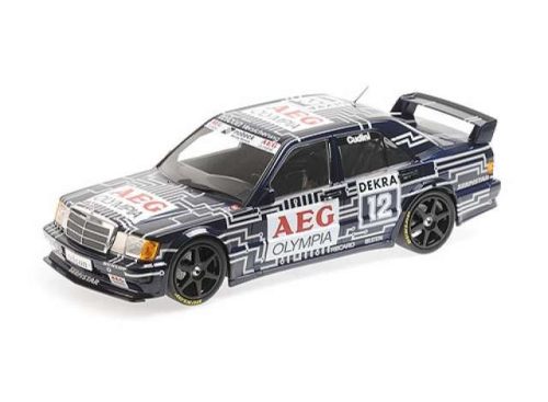 1989 Mercedes Benz 190E 2.5-16 EVO 1 Team Snobeck Mercedes #12 Alian Cudini DTM, fekete/fehér