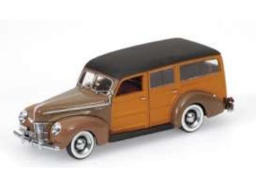 1:43 1940 Ford DeLuxe Woody, barna/woody