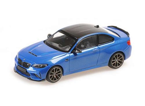 1:43 2020 BMW M2 CS, kék with arany wheels