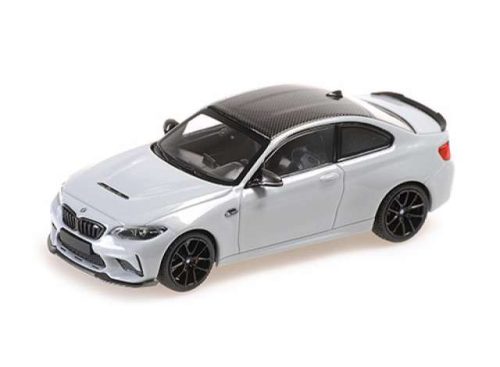 1:43 2020 BMW M2 CS, ezüst with fekete wheels