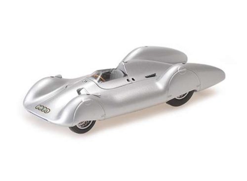 1:43 1935 Auto Union Typ D Stromline Hermann Paul Müller Nürburgring Test June 1935, ezüst