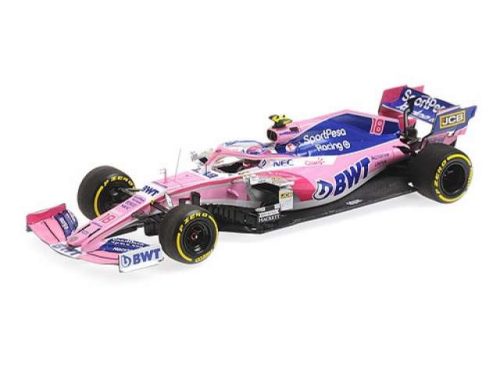 2019 Sportpesa Racing Point F1 Team Mercedes RP19 #18 Lance Stroll *Resin Series*, kék/pink