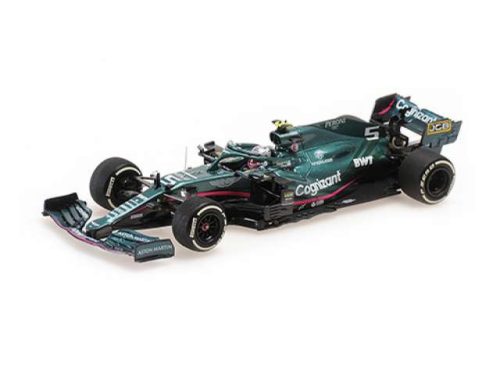 1:43 2021 Aston Martin Cognizant Formula One Team AMR21 Monaco GP Sebastian Vettel, zöld