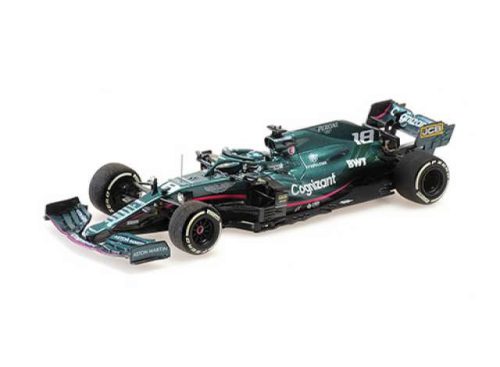 1:43 2021 Aston Martin Cognizant Formula One Team AMR21 Monaco GP Lance Stroll, zöld