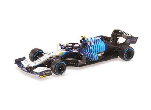 1:43 2021 Williams Racing Mercedes FW43B Nicholas Lafiti Belgian GP