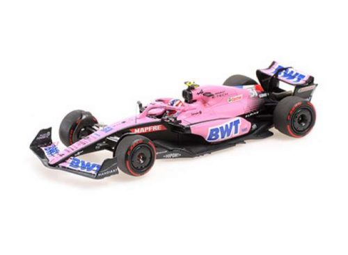 2022 BWT Alpine F1 Team A522 Bahrain GP Esteban Ocon, pink/kék