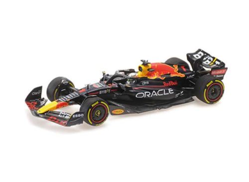 1:43 2022 Oracle piros Bull Racing RB18 #1 Max Verstappen Winner French GP, kék/sárga/piros 