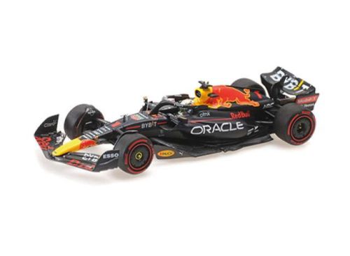 1:43 2022 Oracle piros Bull Racing RB18 #1 Max Verstappen Winner Belgium GP, kék/sárga/piros 