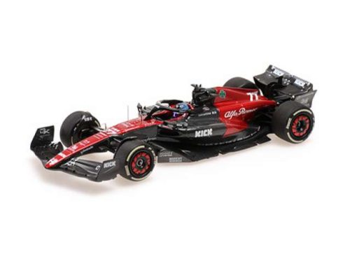 1:43 2023 Alfa Romeo F1 Team Stake C43 #77 Valtteri Bottas, piros/fekete