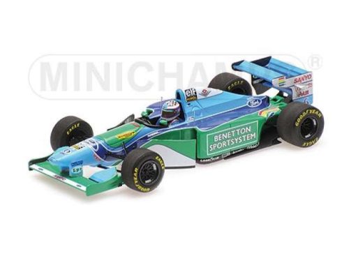 1994 Benetton Ford B194 #06 JJ Lehto Monaco GP *Resin Serie*, zöld/kék