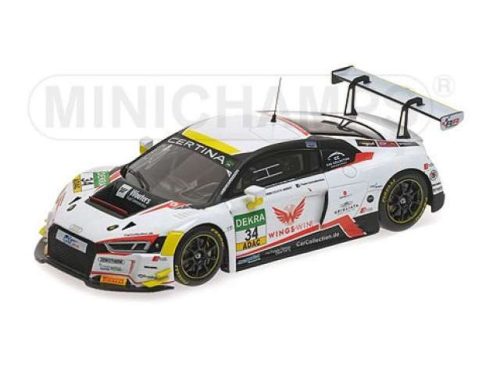 2016 Audi R8 LMS CAR COLLECTION MOTORSPORT Lopez/van der Linde ADAC GT Masters *Resin series*, fehér