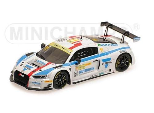 2017 Audi R8 LMS HCB Rutronic Racing Lucas di Grassi Macau GT Cup *Resin Series*, fehér/kék