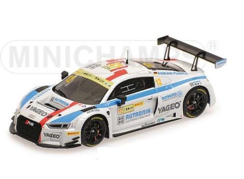 2017 Audi R8 LMS HCB Rutronic Racing Fabian Plentz Macau GT Cup *Resin Series*, fehér/kék