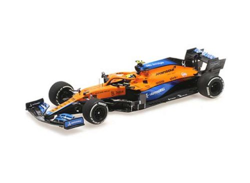 1:43 2021 McLaren F1 Team MCL35M French GP Lando Norris, narancs/kék