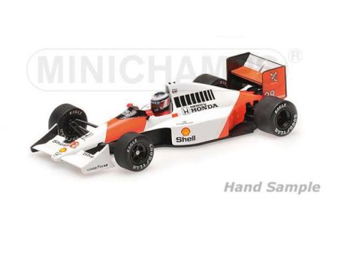 1989 McLaren Honda MP4/5B *Gerhard Berger* USA GP *Resin Series*, fehér/narancs