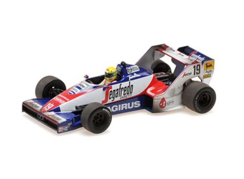 1:43 1984 Toleman Hart TG183B Ayrton Senna 2nd Brazilian GP, Dirty Version