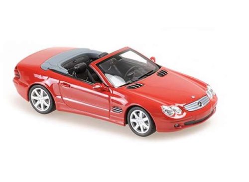 1:43 2001 Mercedes Benz SL-class R230, piros