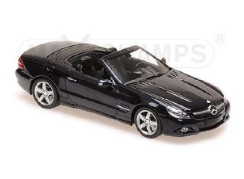 1:43 2008 Mercedes Benz SL-Class (R230), dark kék metallic