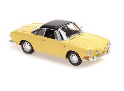 1:43 1966 Volkswagen Karmann Ghia 1600, sárga/fekete