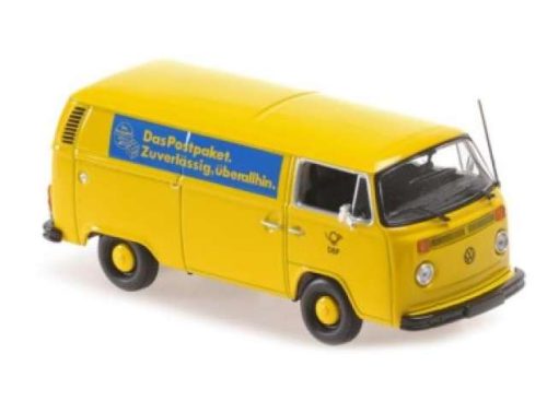 1:43 1972 Volkswagen T2 Delivery Van *Deutsche Bundespost*, sárga/kék