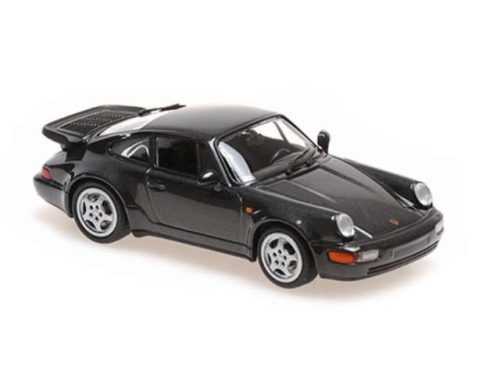 1:43 1990 Porsche 911 Turbo (964), fekete perl