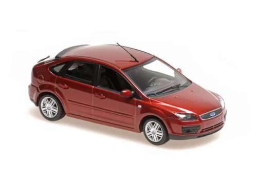 1:43 2004 Ford Focus, dark piros metallic