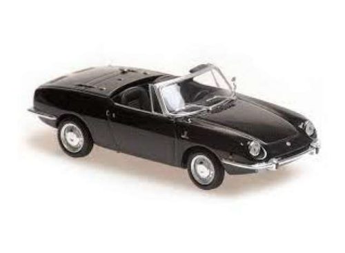 1:43 1968 Fiat 850 Sport Spider, fekete