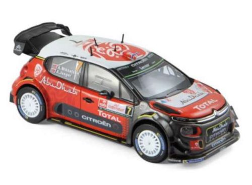 1:43 2017 Citroën C3 WRC #7 Pologne 2017 A.Mikkelsen/ A.Jaeger