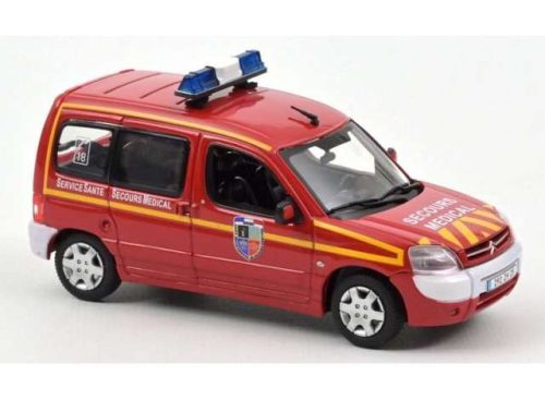 1:43 2004 Citroen Berlingo *Pompiers Secours Medical*, piros