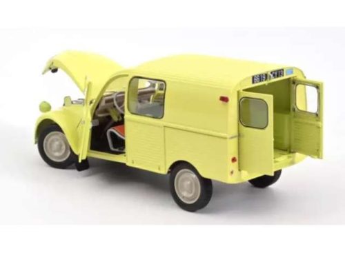 1:18 1966 Citroen 2CV Fourgonnette AK350, pastis sárga