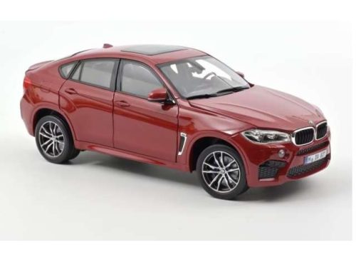 1:18 2015 BMW X6 M, piros metallic