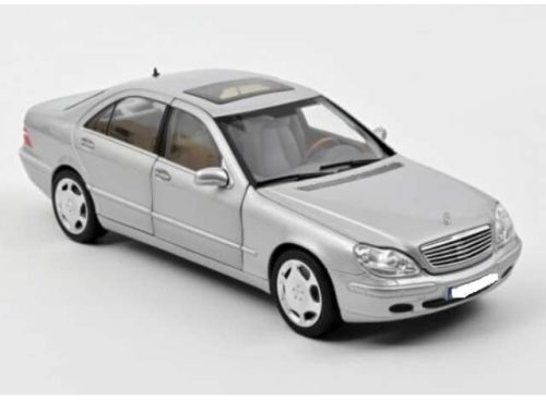 1:18 1998 Mercedes Benz S600, ezüst