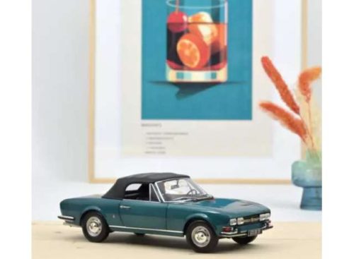 1:18 1969 Peugeot 504 Cabriolet, kék metallic