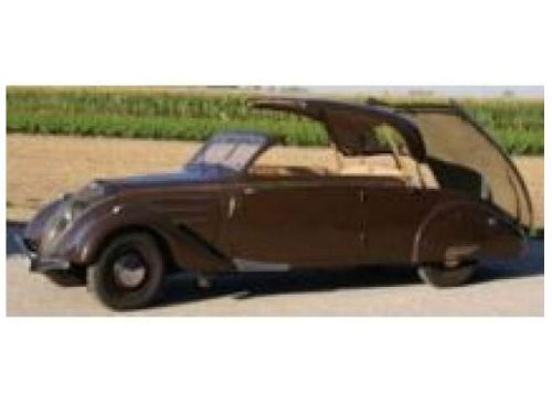 1937 Peugeot 402 Eclipse, Chocolate brown