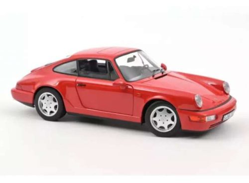 1:18 1990 Porsche 911 Carrera 2, piros 