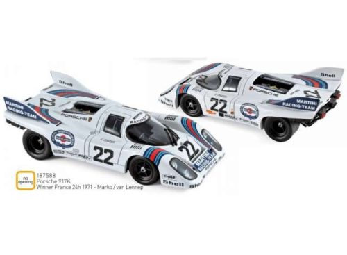 1:18 1971 Porsche 917K #22 Marko/van Lennep Winner France 24h, fehér