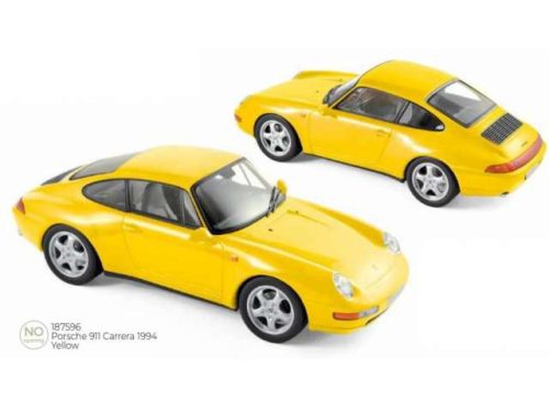 1:18 1994 Porsche 911 Carrera, sárga